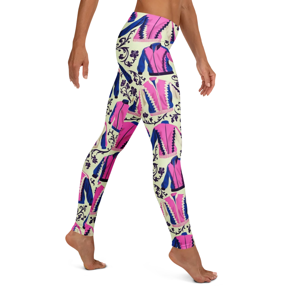 Neon Folklore on Leggings — Right