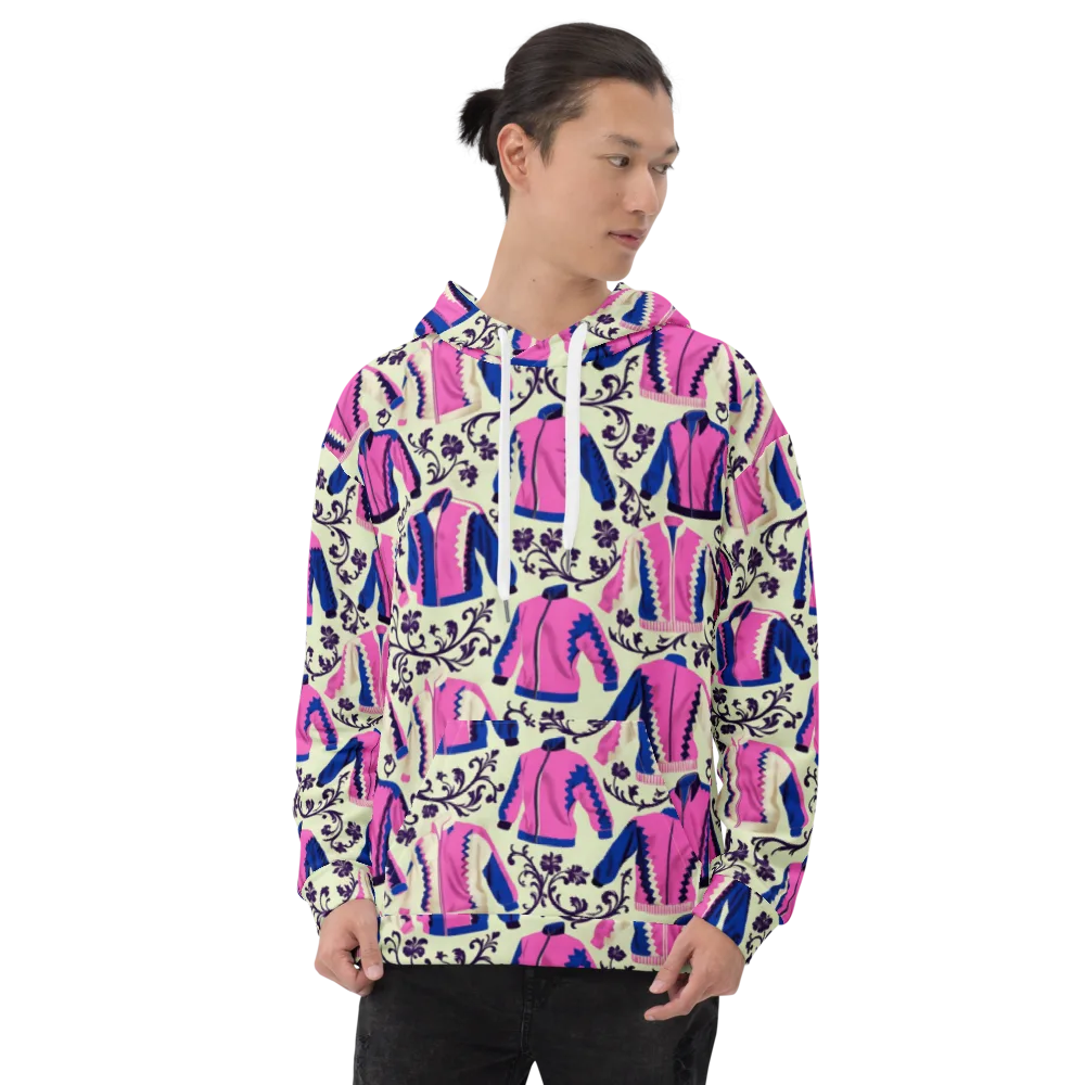 Neon Folklore on Hoodie — Front