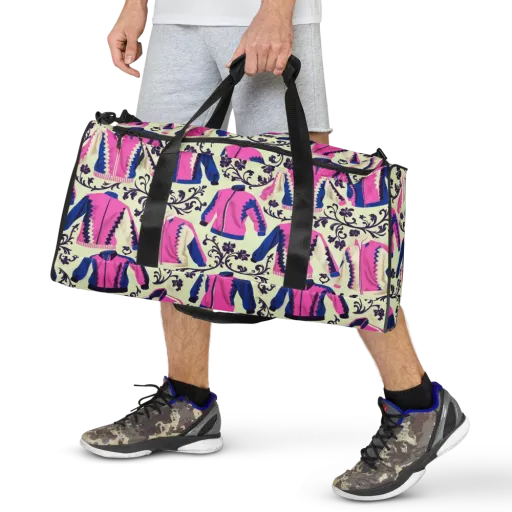 Neon Folklore on a Duffle Bag
