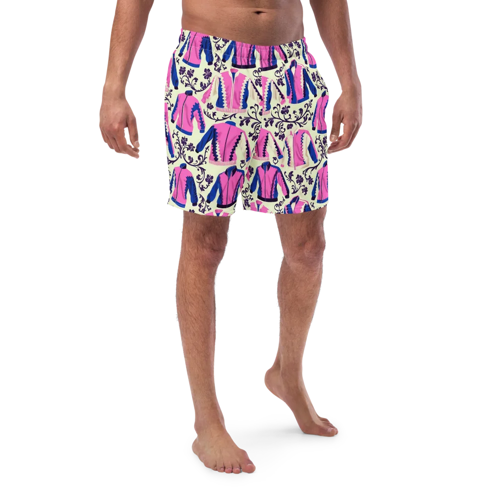 Neon Folklore on Swim Trunks — Front