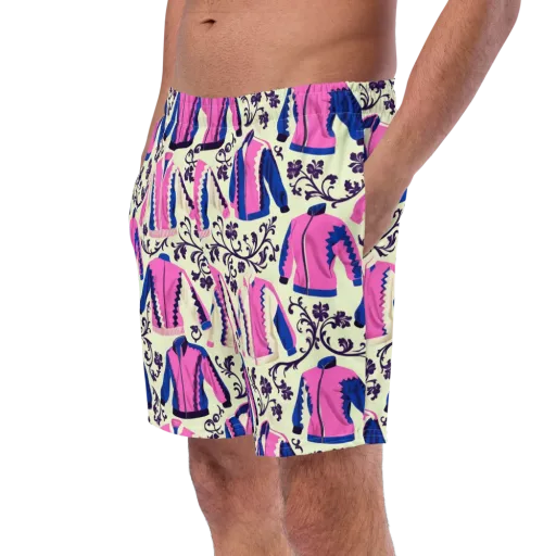 Neon Folklore on a Swim Trunks