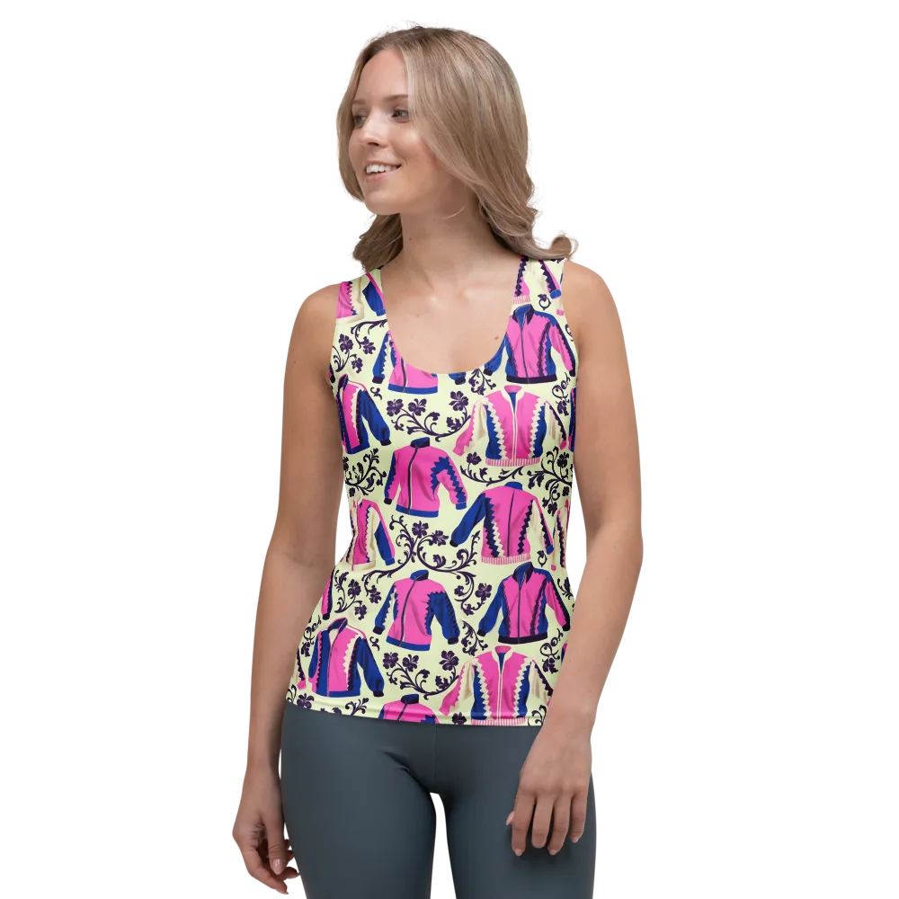 Neon Folklore on Women's Tank Top — Front