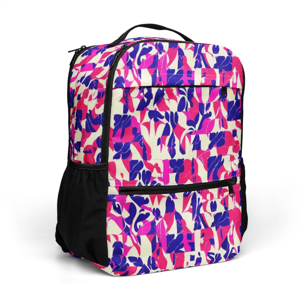 Midnight Fuchsia on Utility Backpack — Right Front