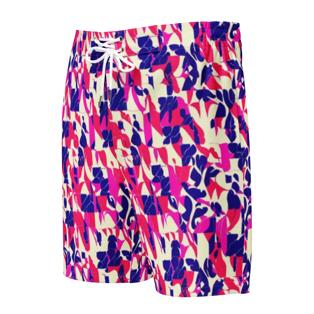 Midnight Fuchsia on Men's Board Shorts — Front