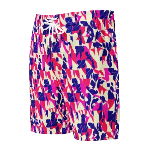 Midnight Fuchsia on a Men's Board Shorts