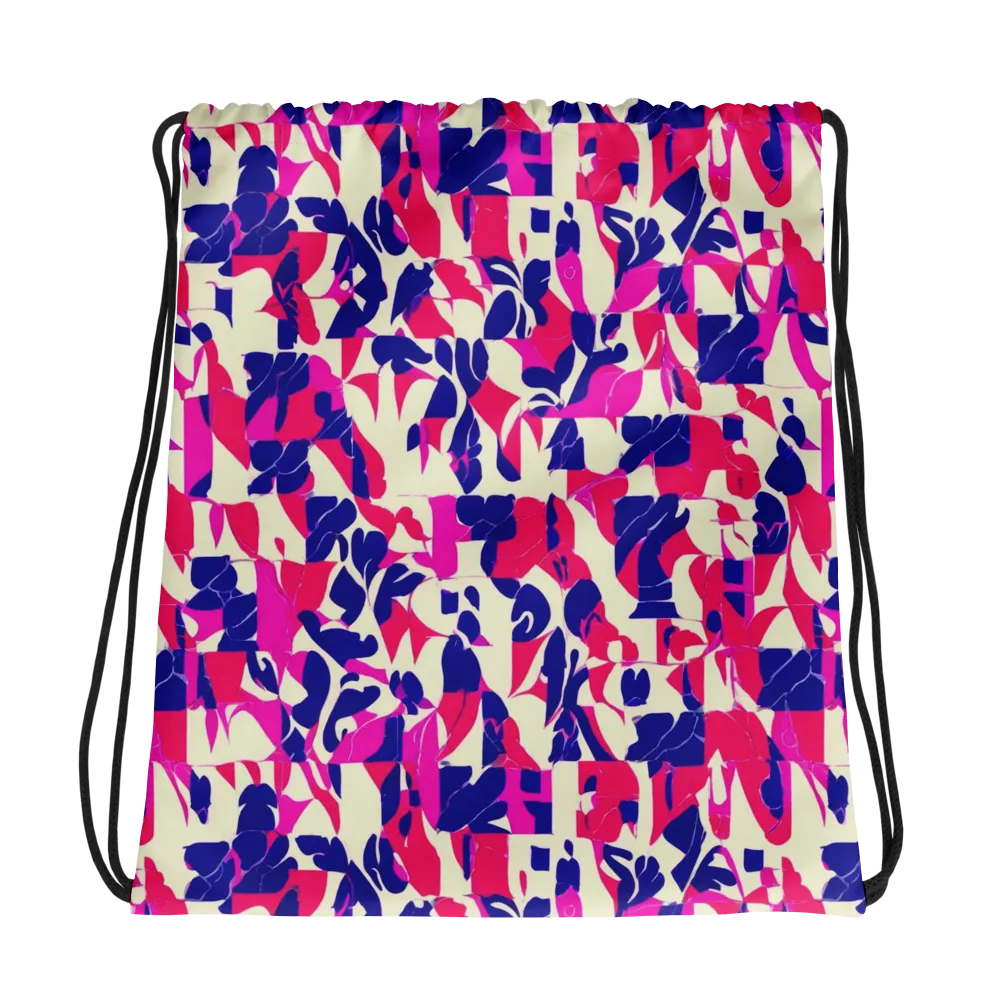 Midnight Fuchsia on Drawstring Bag — Photo
