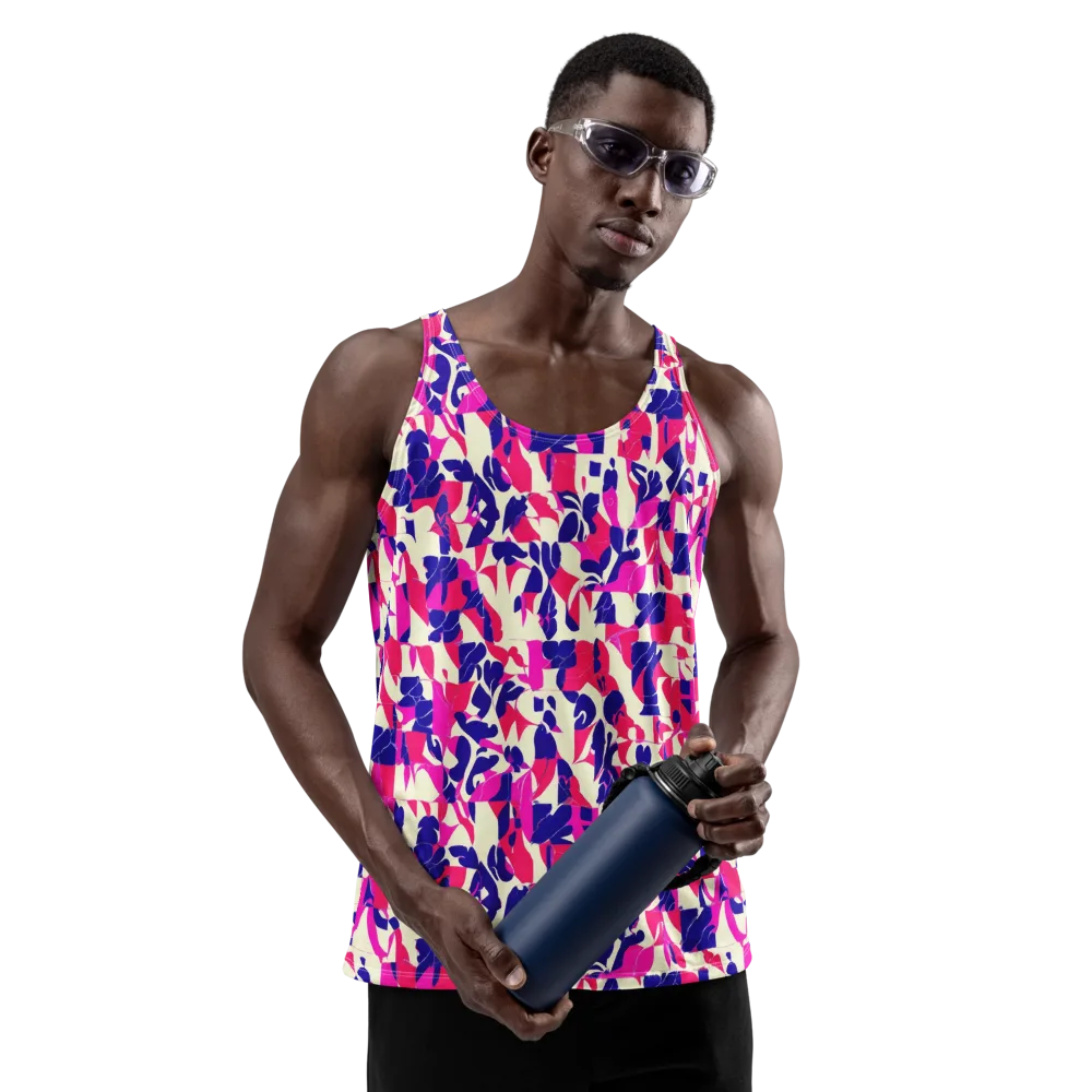 Midnight Fuchsia on Men's Tank Top — Front