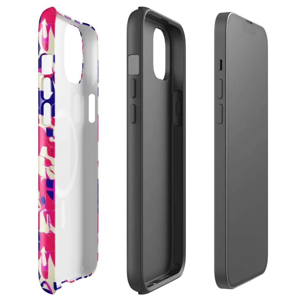 Midnight Fuchsia on MagSafe Tough Case for iPhone® — Front