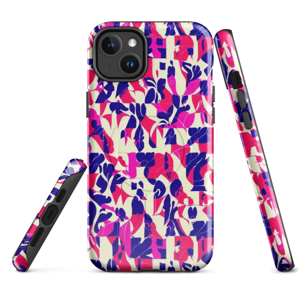 Midnight Fuchsia on MagSafe Tough Case for iPhone® — Front