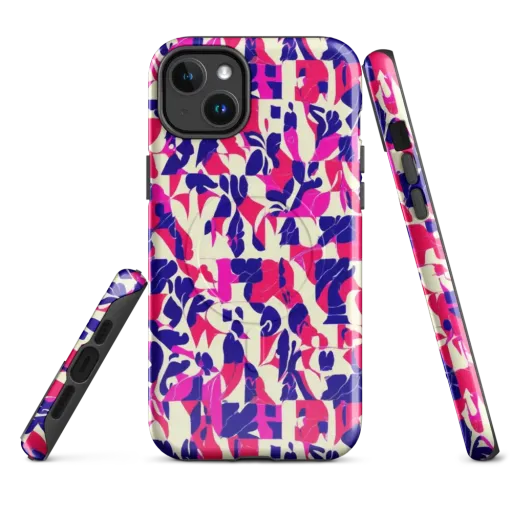 Midnight Fuchsia on a MagSafe Tough Case for iPhone®