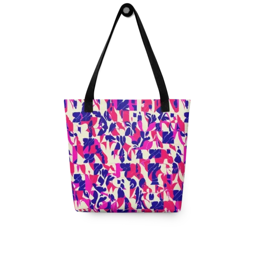 Midnight Fuchsia on a Tote Bag
