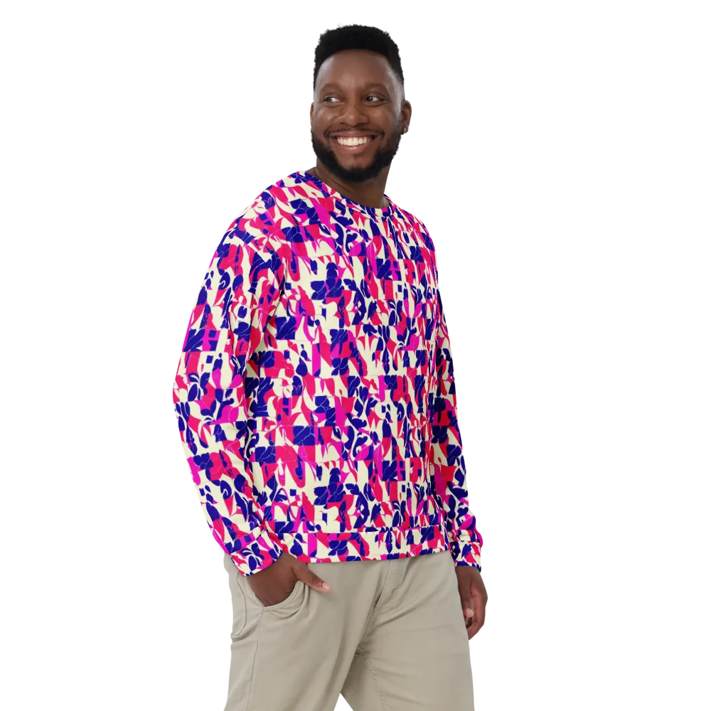 Midnight Fuchsia on Sweatshirt — Front