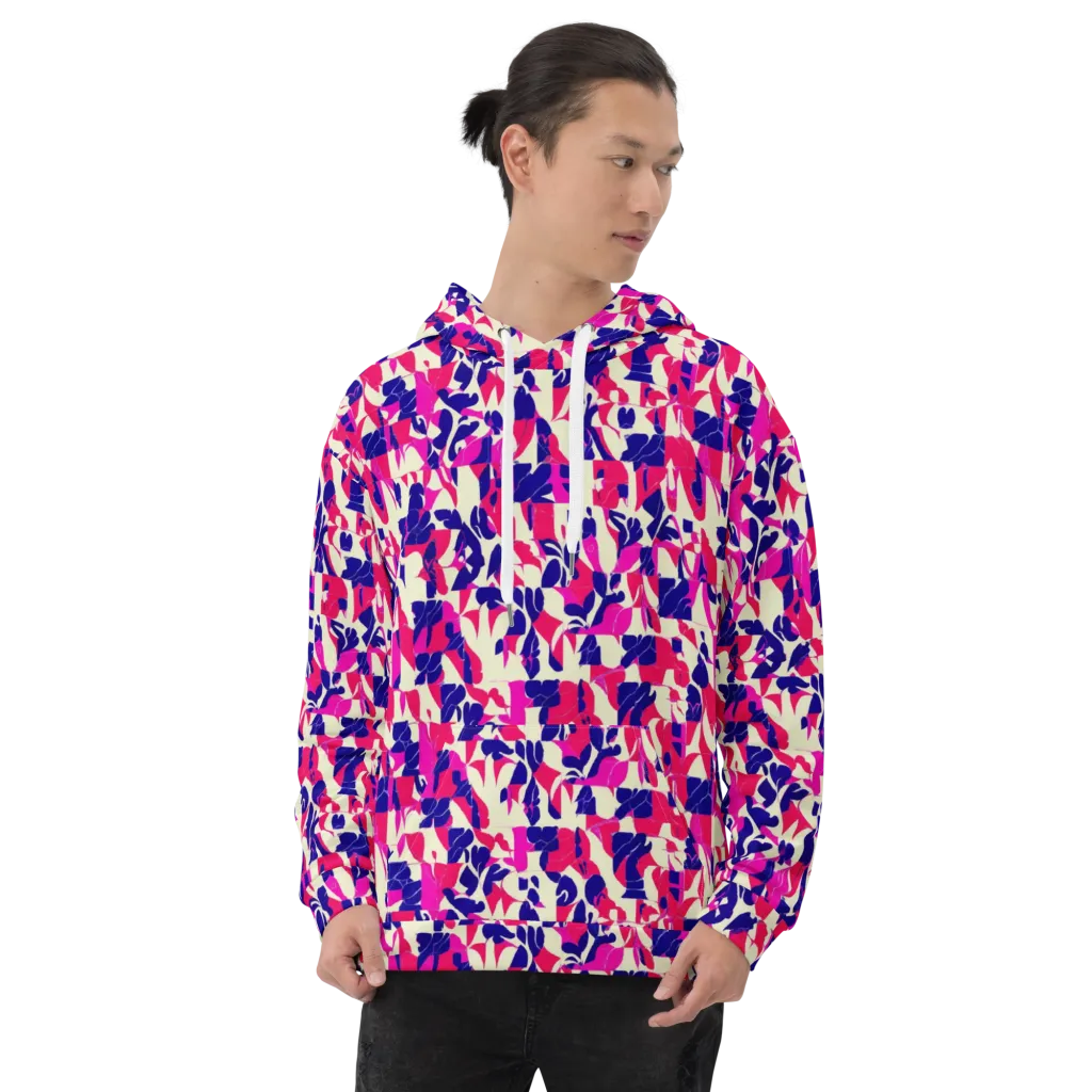 Midnight Fuchsia on Hoodie — Front