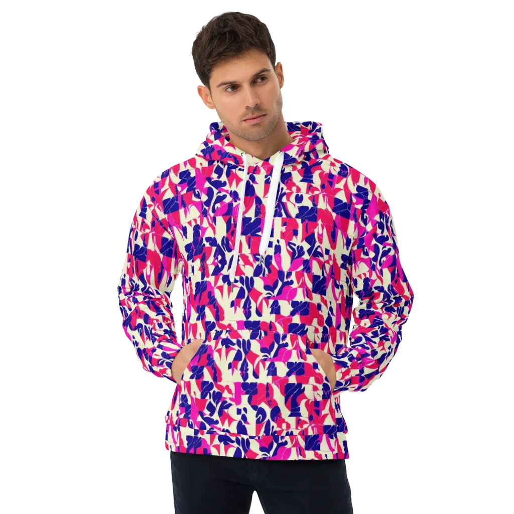 Midnight Fuchsia on Hoodie — Front