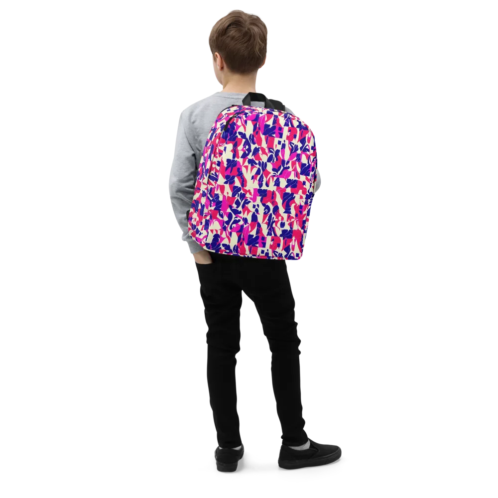 Midnight Fuchsia on Minimalist Backpack — Right Front