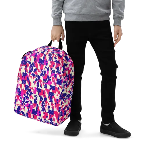 Midnight Fuchsia on a Minimalist Backpack