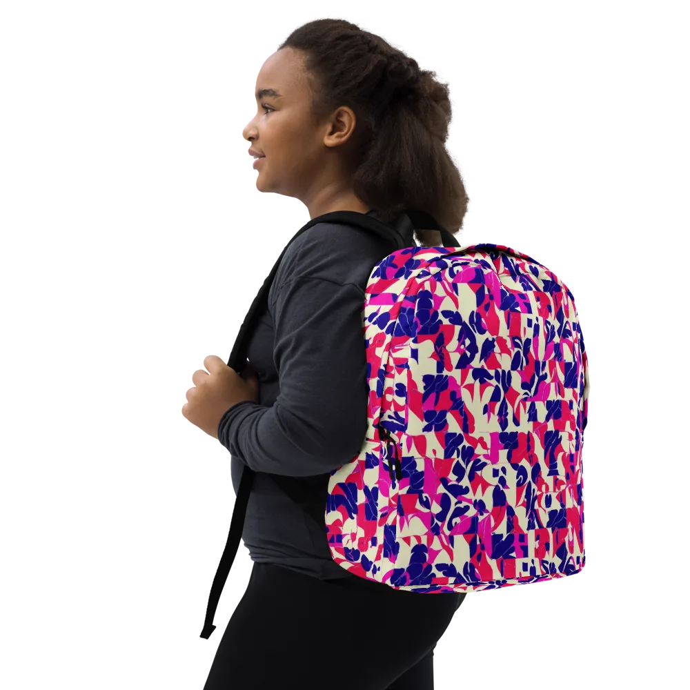 Midnight Fuchsia on Minimalist Backpack — Right Front