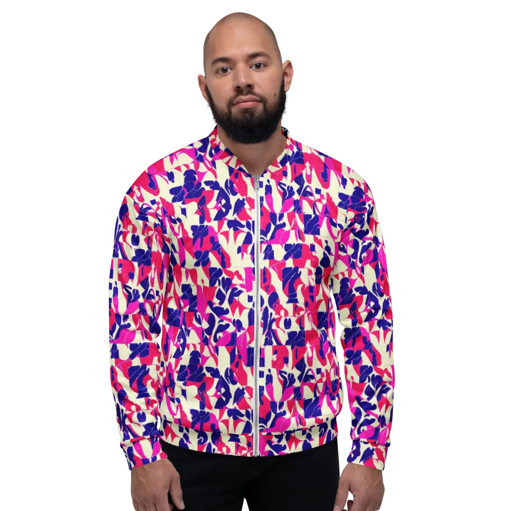 Midnight Fuchsia on Bomber Jacket — Front