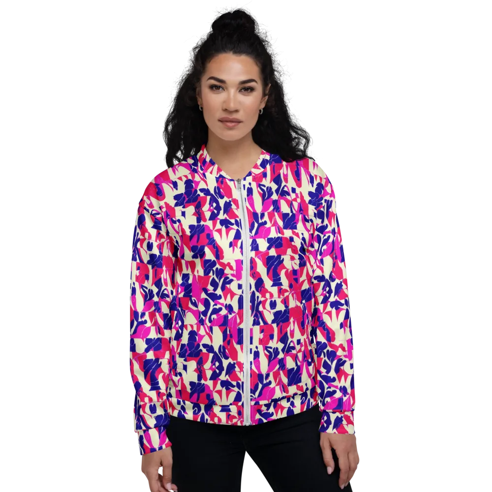 Midnight Fuchsia on Bomber Jacket — Front