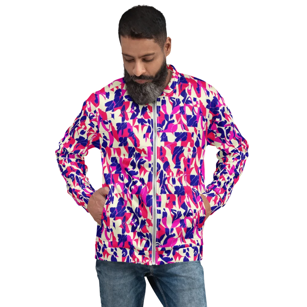 Midnight Fuchsia on Bomber Jacket — Front