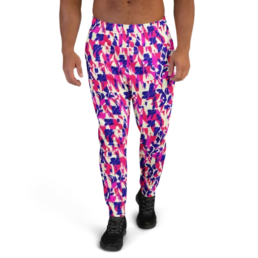 Midnight Fuchsia on a Men's Joggers