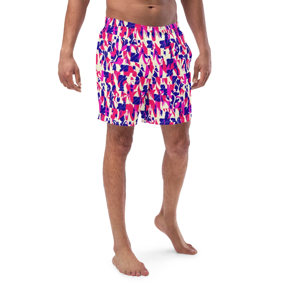 Midnight Fuchsia on Swim Trunks — Front