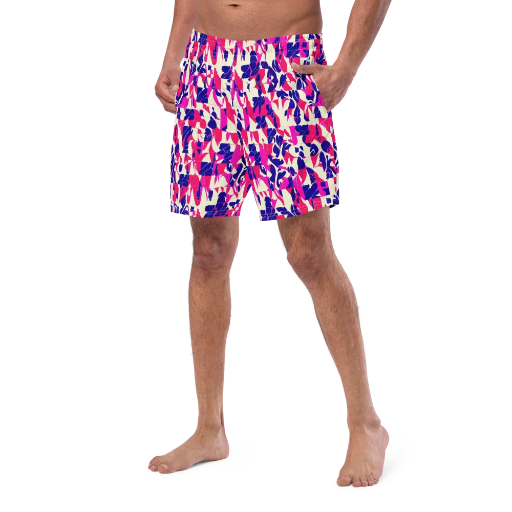 Midnight Fuchsia on Swim Trunks — Left Front