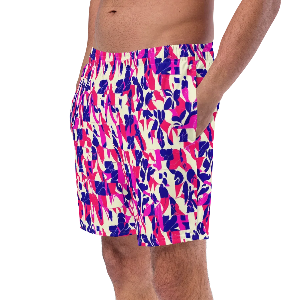 Midnight Fuchsia on Swim Trunks — Left Front