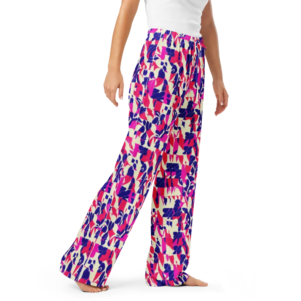 Midnight Fuchsia on Women's Pajama Pants — Right Front