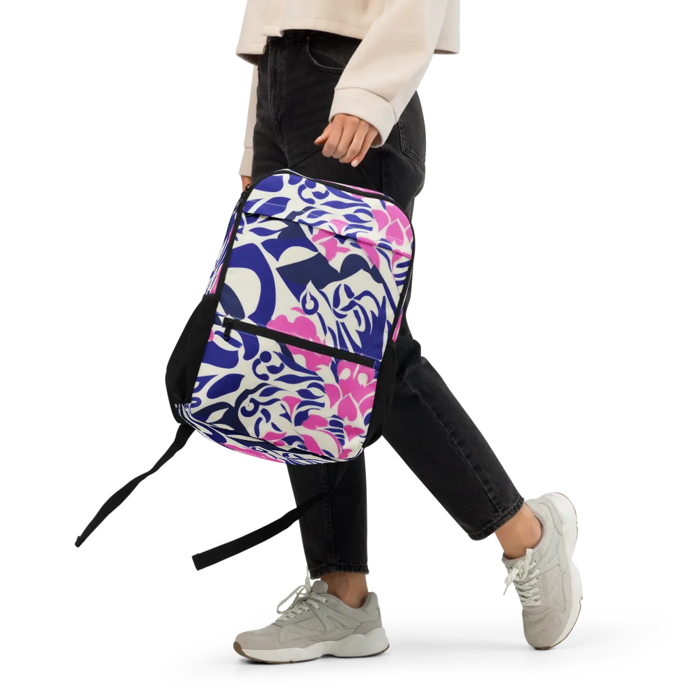 Neon Garden Rhapsody on Utility Backpack — Front
