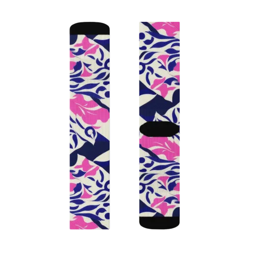 Neon Garden Rhapsody on a Socks