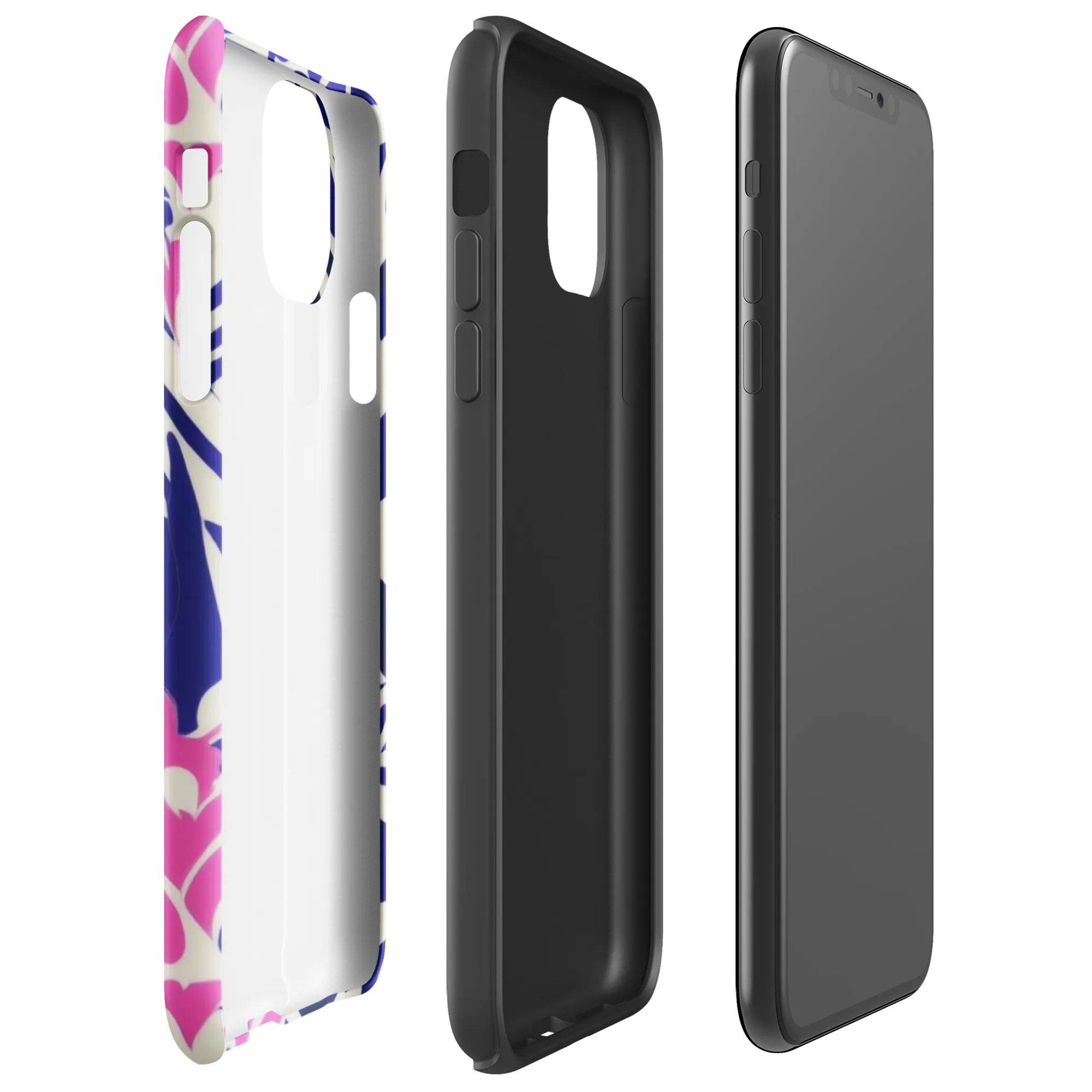 Neon Garden Rhapsody on Tough Case for iPhone® — Right