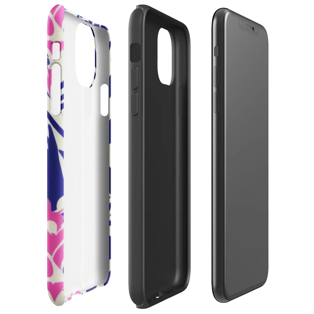Neon Garden Rhapsody on Tough Case for iPhone® — Right