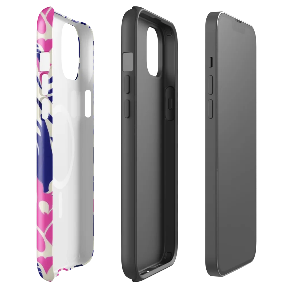 Neon Garden Rhapsody on MagSafe Tough Case for iPhone® — Front