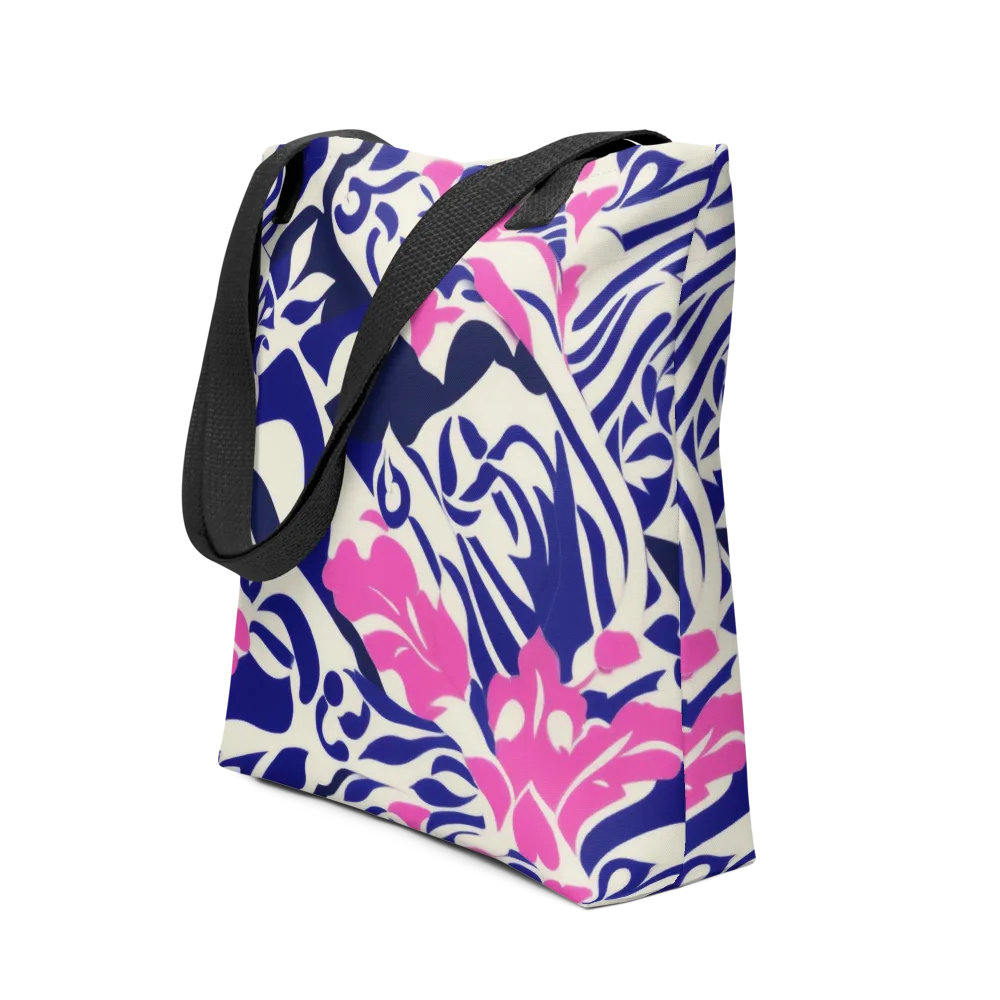 Neon Garden Rhapsody on Tote Bag — Front