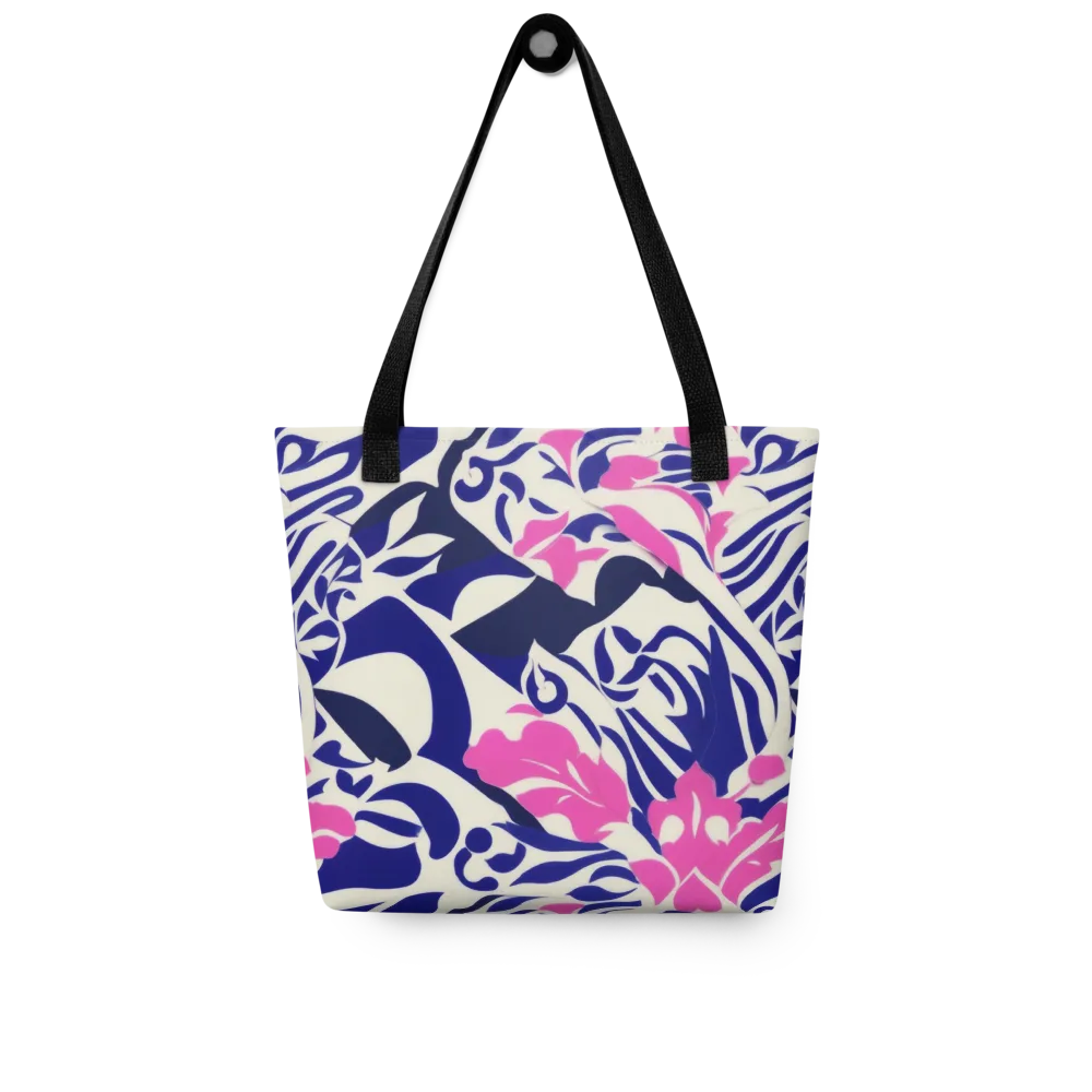 Neon Garden Rhapsody on Tote Bag — Front