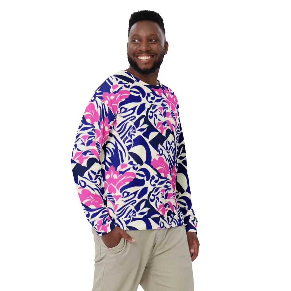 Neon Garden Rhapsody on Sweatshirt — Front