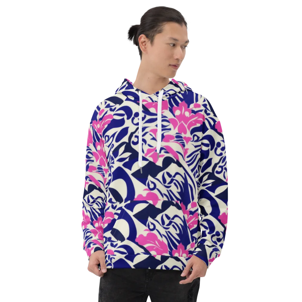 Neon Garden Rhapsody on Hoodie — Front