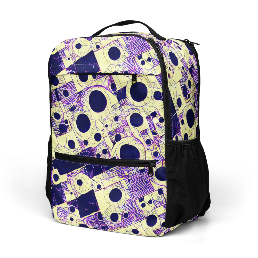 Solar Blueprint on Utility Backpack — Left Front