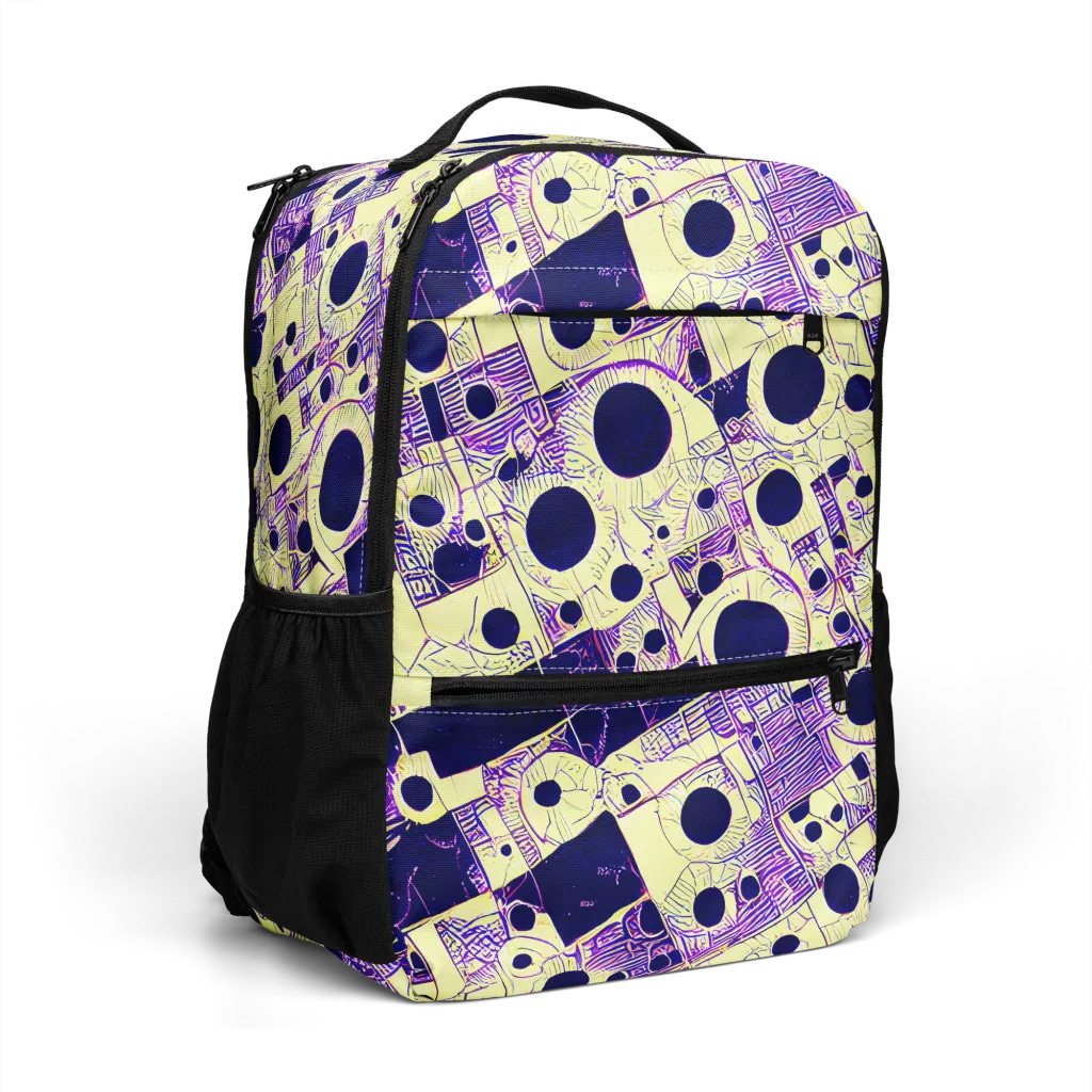 Solar Blueprint on Utility Backpack — Right Front