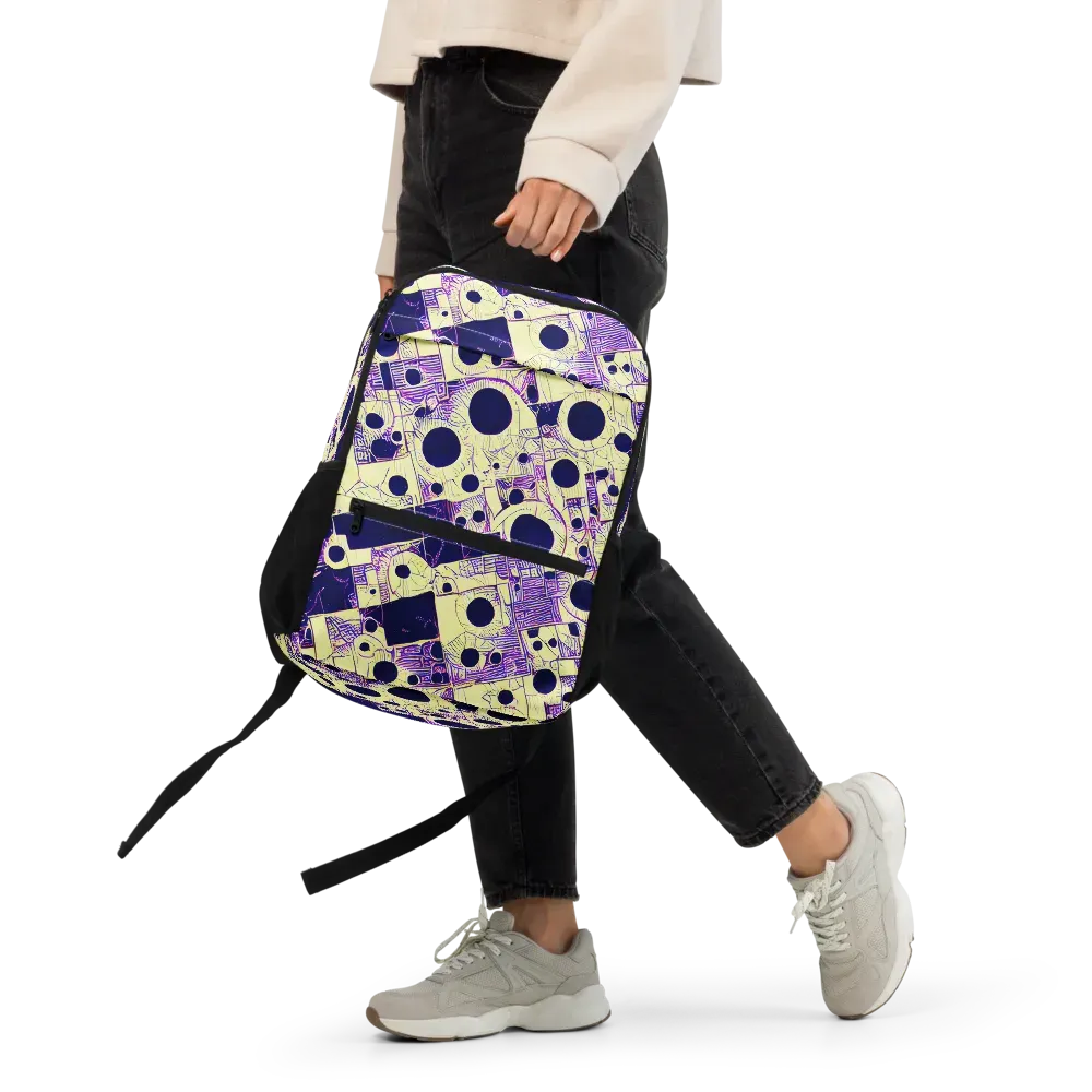 Solar Blueprint on Utility Backpack — Front