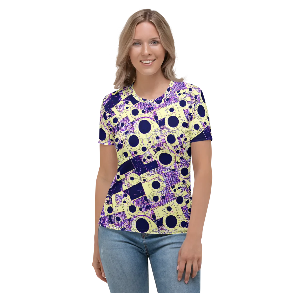 Solar Blueprint on Women's Crew Neck T-Shirt — Front