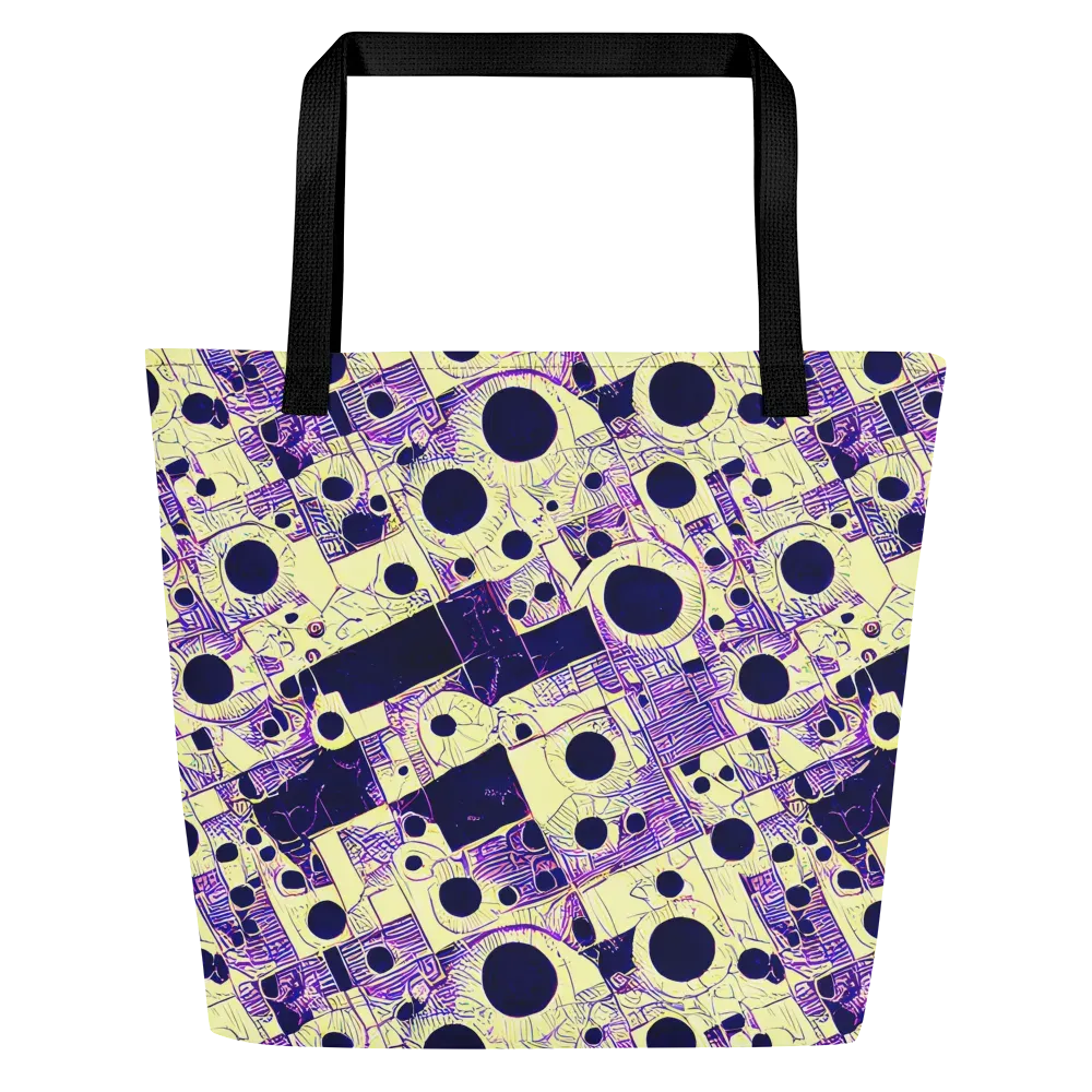 Solar Blueprint on Large Tote Bag W/ Pocket — Front