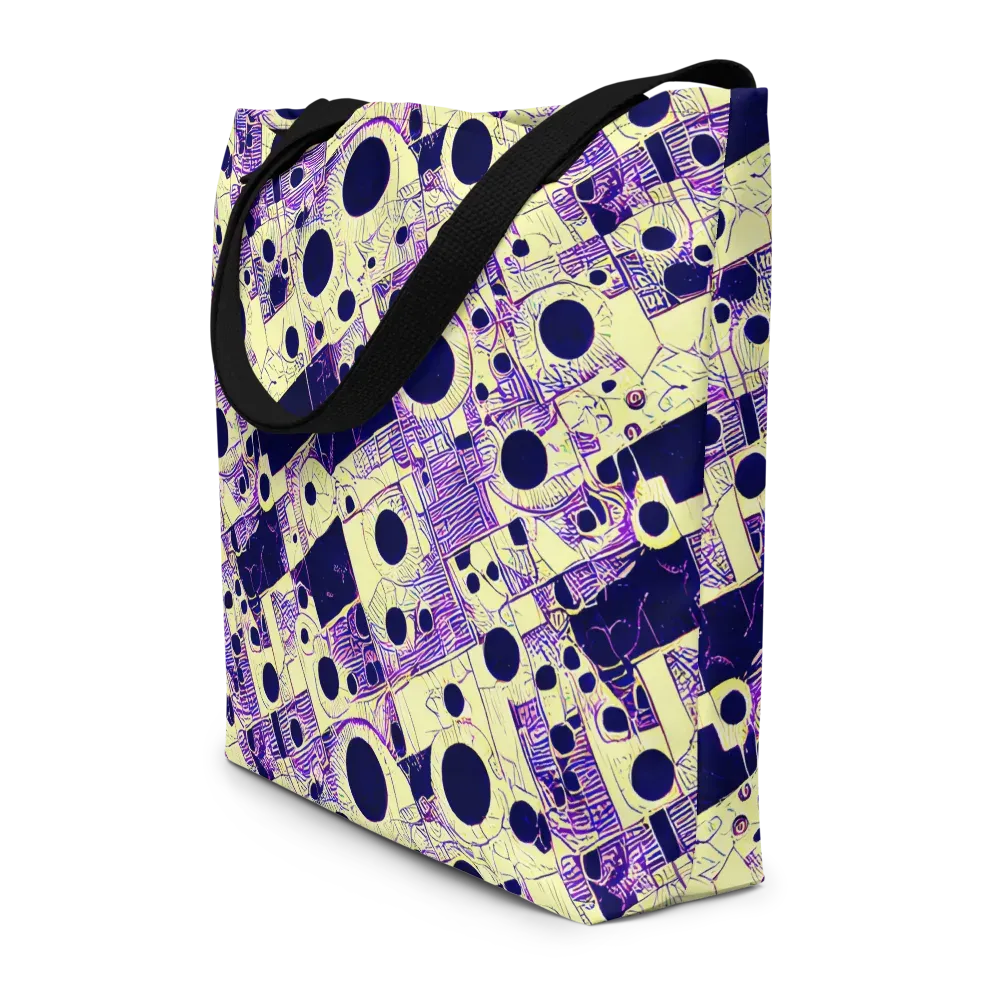 Solar Blueprint on Large Tote Bag W/ Pocket — Front