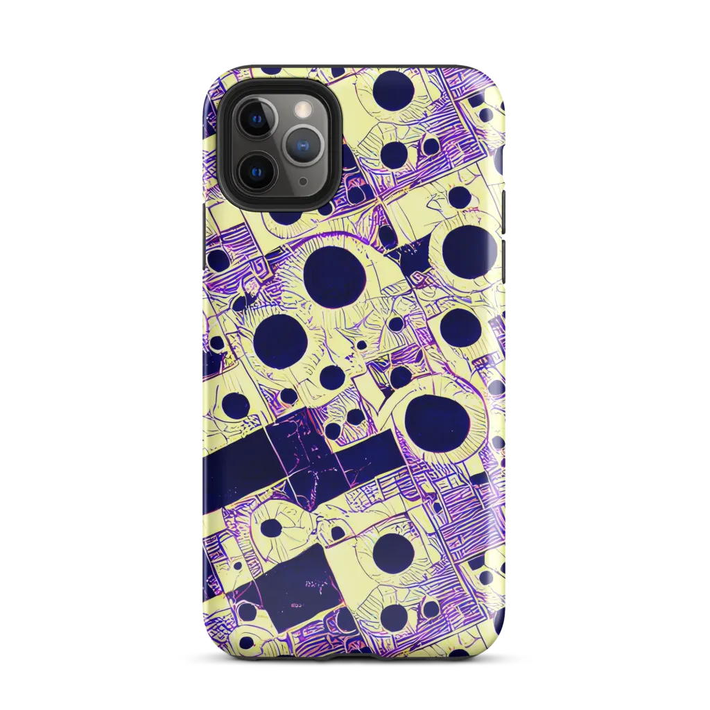 Solar Blueprint on Tough Case for iPhone® — Front