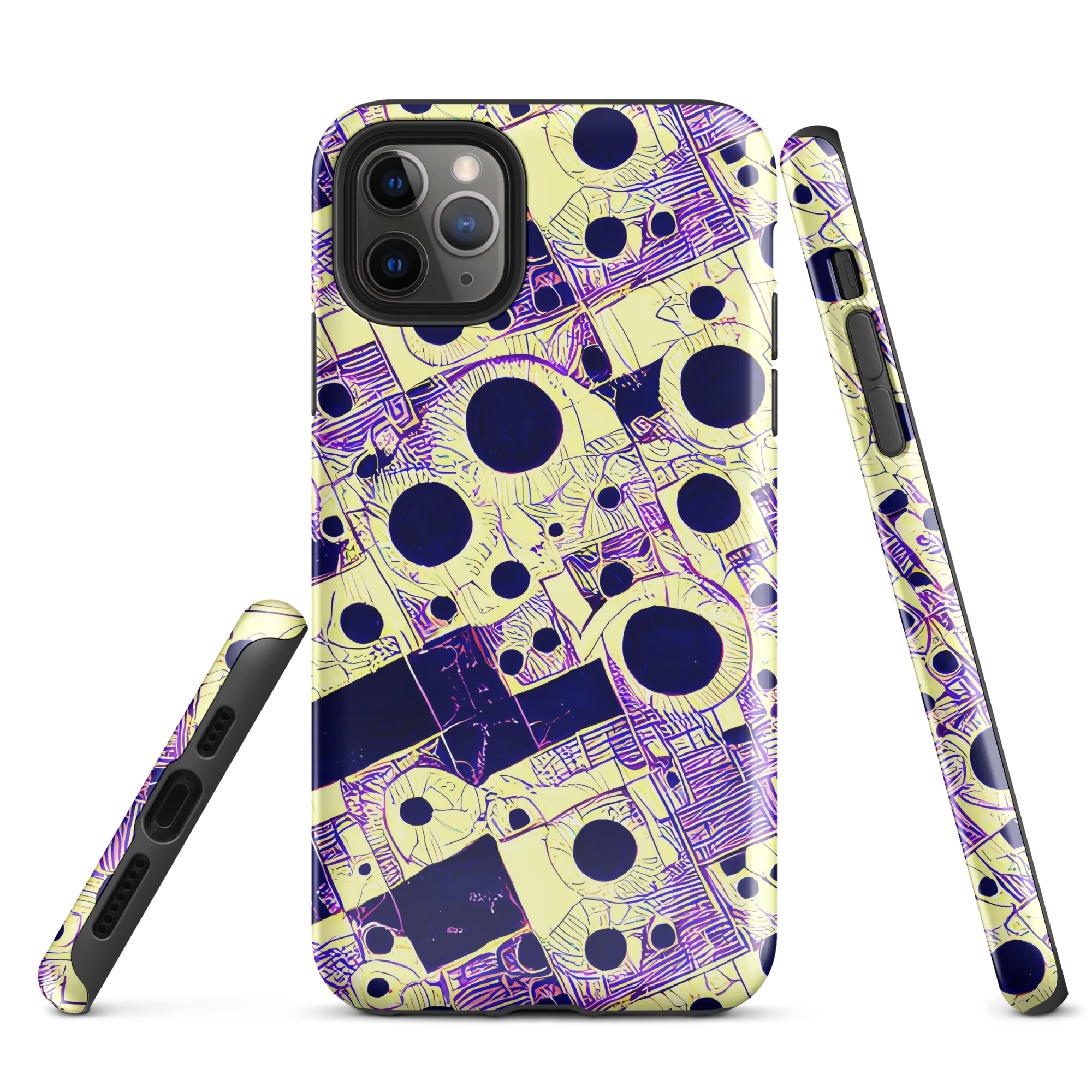 Solar Blueprint on Tough Case for iPhone® — Front