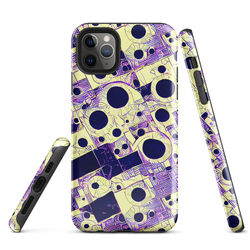 Solar Blueprint on Tough Case for iPhone® — Front