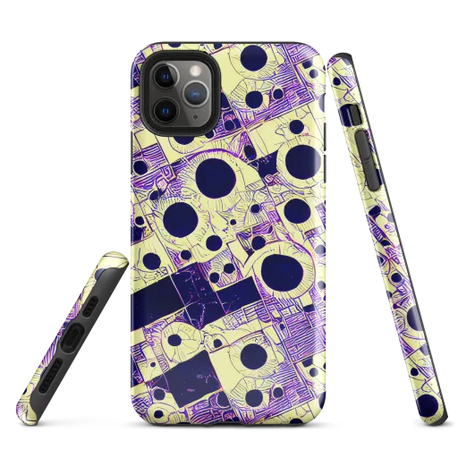 Solar Blueprint on a Tough Case for iPhone®