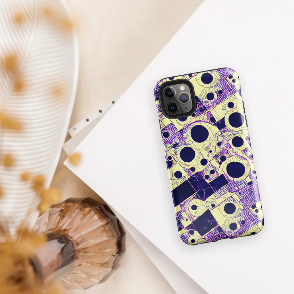 Solar Blueprint on Tough Case for iPhone® — Front
