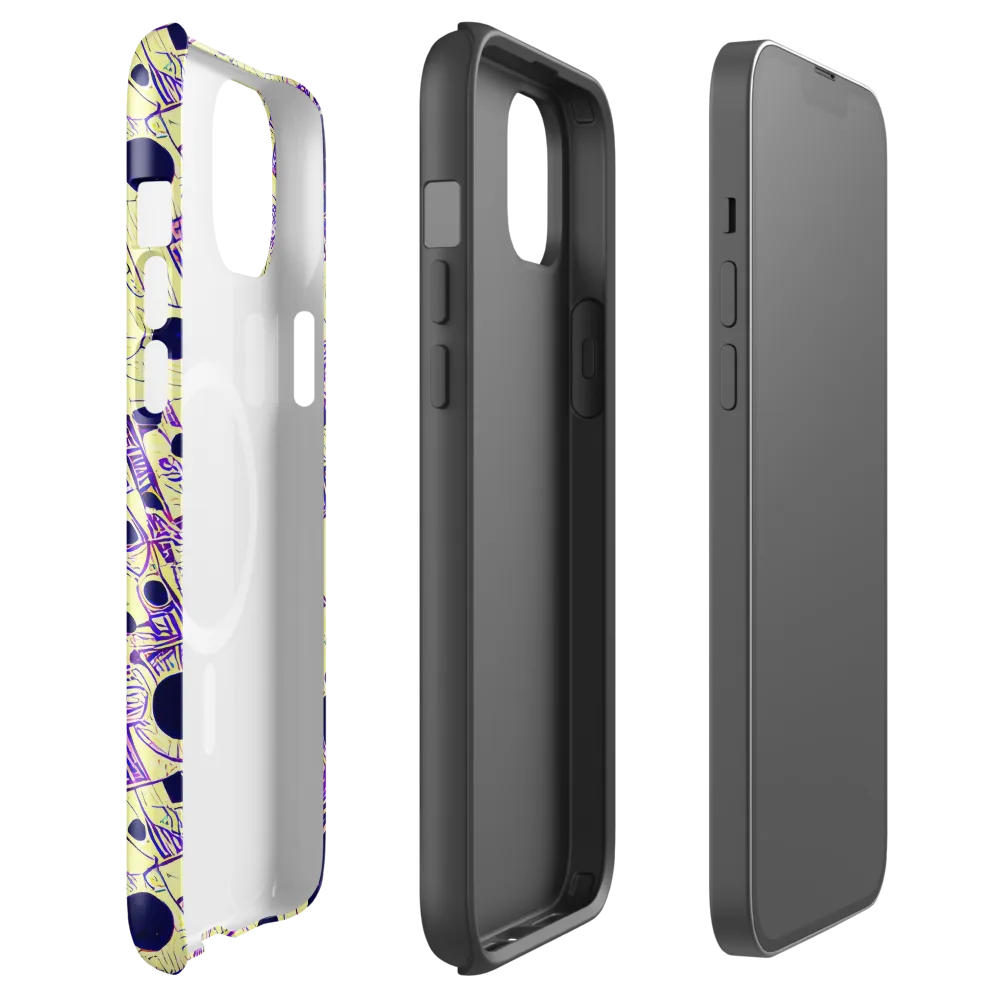 Solar Blueprint on MagSafe Tough Case for iPhone® — Front